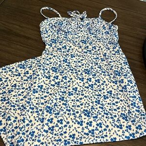 Summer floral midi dress